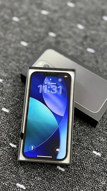IPhone 13 Pro, Б/у, 128 ГБ, Графит, Коробка, 78 %