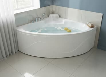 Ванна, Угловая, Материал: Акрил, Размер: 170 x 100 см at lalafo.kg Ванна, Угловая, Материал: Акрил, Размер: 170 x 100 см