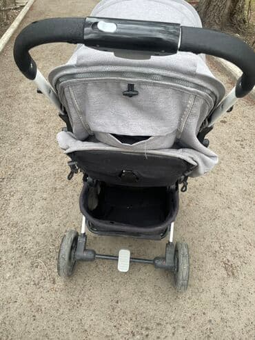коляска prego: Коляска, цвет - Серебристый, Б/у — 1