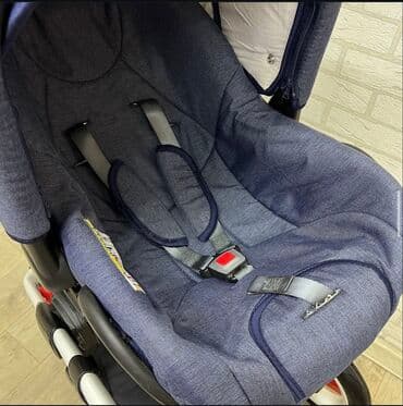 хорошие коляски для детей: Коляска, цвет - Желтый, Б/у — 3