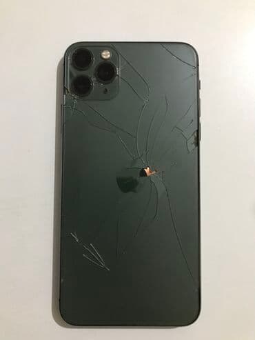 бу 11 айфон: IPhone 11 Pro Max, Колдонулган, 256 ГБ, Alpine Green, Куту, 75 % — 6