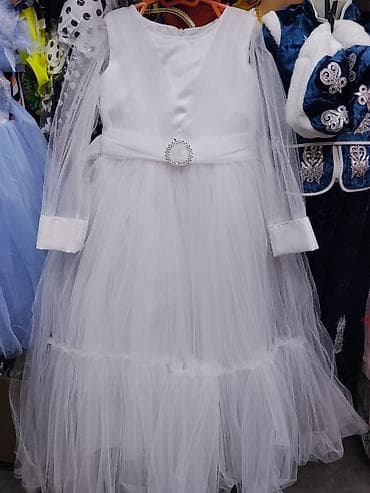 Детское платье, цвет - Белый