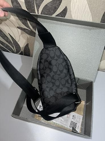 Аксессуары: Поясная сумка, бананка, Coach, Материал: Искусственная кожа, Унисекс — 3