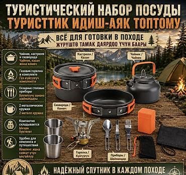 Туристический набор посуды — удобное и практичное решение для тех, кто