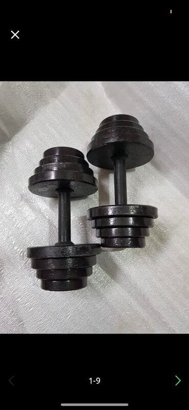 Гантели разборные. Вес по 15 кг Звоните, заказывайте