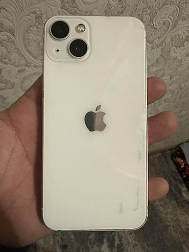 айфона 13: IPhone 13, Б/у, 128 ГБ, Белый, Чехол, 100 % — 1