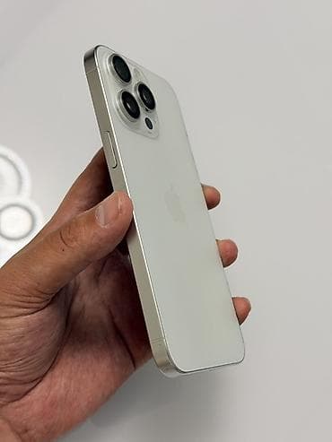 macbook pro 2017: IPhone 15 Pro Max, Б/у, 512 ГБ, Белый, Защитное стекло, Чехол, 94 % — 3