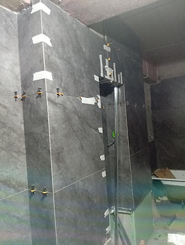 Жасалгалоочу жумуштар: Отделка ванных комнат и душевых «под ключ» Профессиональная укладка — 10