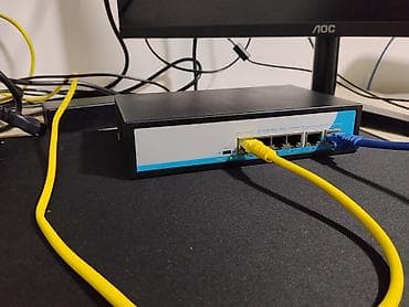 Коммутатор PoE 10/100M, 6 портов + 2 uplink - Модель: ZX901-AF-42N -