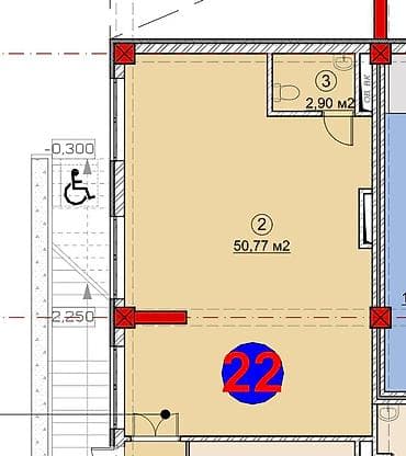 псо1: Продажа магазинов В жилом доме, 60 м², Готовая ПСО (под самоотделку), Отдельный вход, 1 этаж — 9