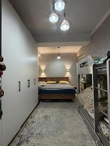 Квартиры: 2 комнаты, 65 м², Джал мкр (в т.ч. Верхний, Нижний, Средний) Элитка, 4 этаж, Евроремонт — 5