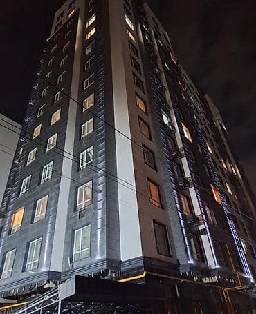 квартиру район пишпек: 2 комнаты, 55 м², Элитка, 14 этаж, Евроремонт — 9