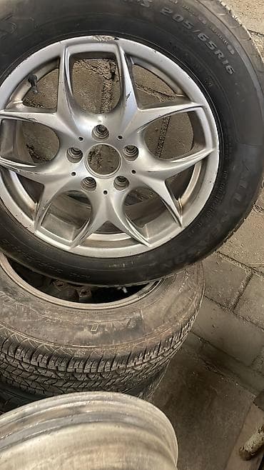 паджеро io: Литые Диски R 15 Комплект, отверстий - 4, Б/у — 4