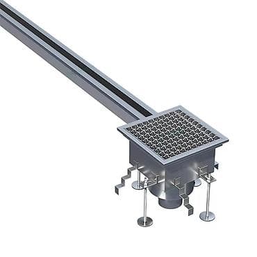 ловушки: Промышленный трап из нержавеющей стали с квадратной решёткой — 4