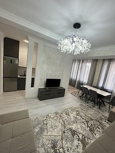 квартиры бишкек 1 комнатная: 1 комната, 43 м², Элитка, 3 этаж, Дизайнерский ремонт — 5