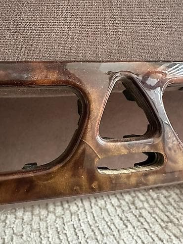 дерево на панель: Центральная консоль Mercedes-Benz 2000 г., Оригинал — 2