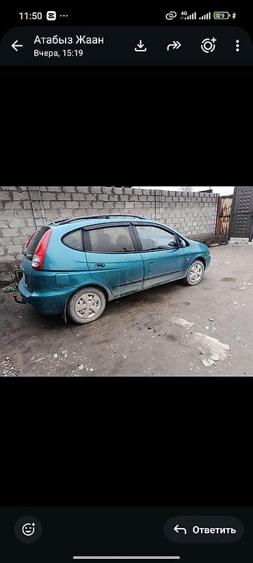 rezzo: Chevrolet Tacuma: 2002 г., Механика, Бензин, Минивэн — 5