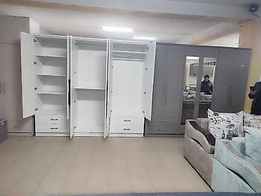 зеркало для шкафа: Шифоньер, шкаф для одежды, Прямой, ЛДСП — 3