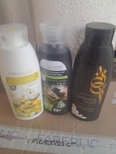 зубная щётка: Набор средств Faberlic для ухода за волосами и полостью рта. Шампуни — 5