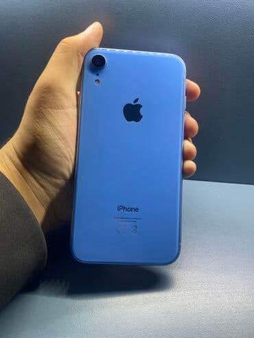 Компьютеры, ноутбуки и планшеты: IPhone Xr, Б/у, 64 ГБ, Синий, Чехол, 98 % — 8
