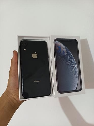 iphone 5c: IPhone Xr, Б/у, 64 ГБ, Черный, Защитное стекло, Кабель, Коробка, 75 % — 7