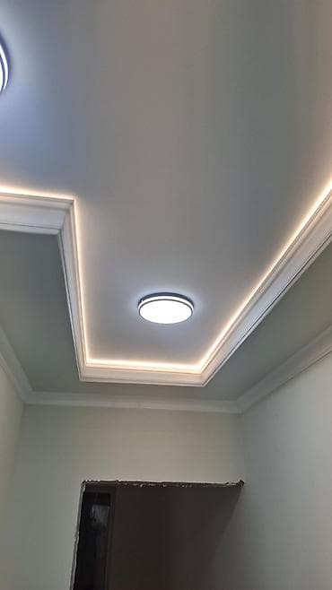 текстура фасад: Натяжной потолок Матовое Монтаж — 4