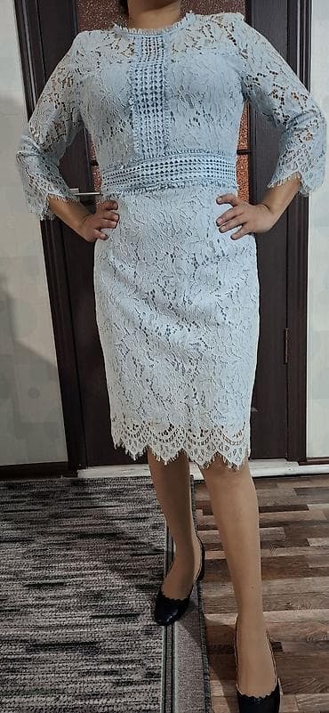 алкак айнек: Кече көйнөгү, Классикалык, Кыска модель, Жеңдери менен, L — 8