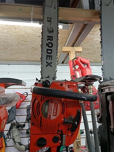 Инструменттер: Бензопила RODEX 20" - Тип: бензиновая цепная пила - Шина: 20" (длина — 1