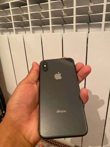 iphone xs 256 цена в бишкеке: IPhone X, Колдонулган, 256 ГБ, Кара, Кабель, 100 % — 5