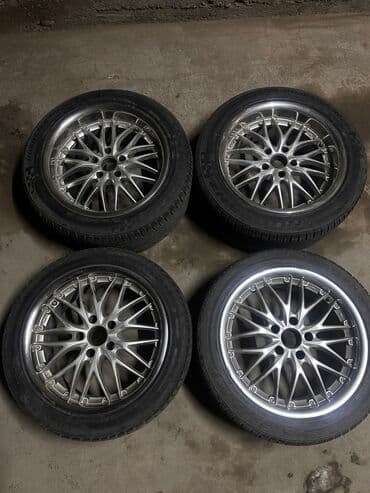 на колесах купить бу: Колеса в сборе 45 / R 18, Лето, Б/у, Комплект, Легковые, Литые, отверстий - 4 — 4