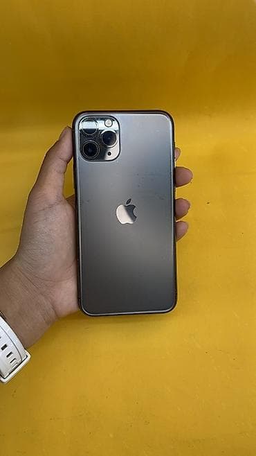 IPhone 11 Pro, Б/у, 64 ГБ, Space Gray, Защитное стекло, Чехол, В рассрочку, 73 %