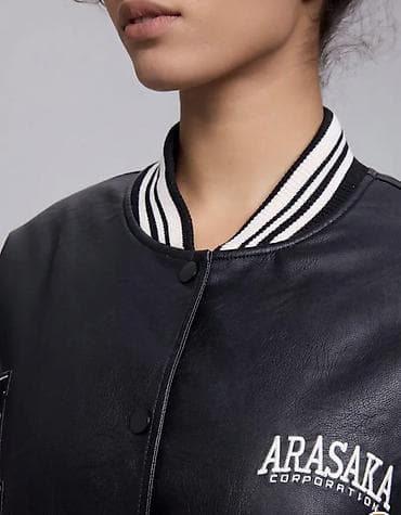 кожаный куртка: Крутая куртка-бомбер из премиальной экокожи!Новая!Обр в ЛС! — 4