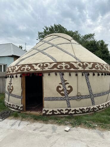 где можно купить палатку для отдыха: Аренда юрты, Каркас Деревянный, 75 баш, С полом, Стол, Стулья — 2