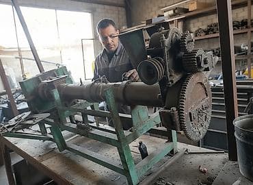 Шнековый экструдер (ленточный/трубный) для переработки пластмасс