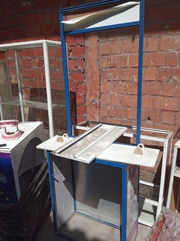 офисный кресло б у: Комплект офисной мебели, Б/у, Полка, Металл, Платная доставка, цвет - Серый — 3