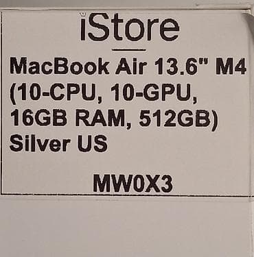 poco 1: Новый, Apple M4, ОЗУ, RAM: 16 ГБ — 8