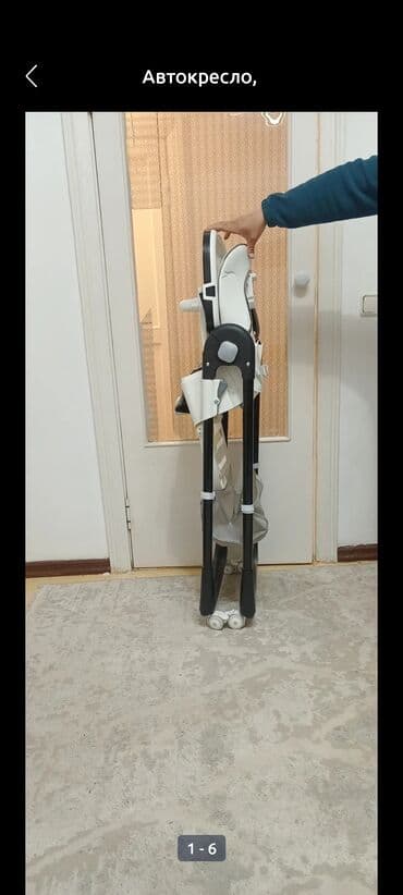 детская коляска бу: Коляска, цвет - Серебристый, Новый — 6