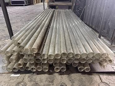 Round pipe, Другой метод, Без покрытия, Оптом, Б/у, Резка