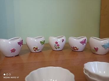 Набор мини-кашпо для цветов/суккулентов. В комплекте: - 4