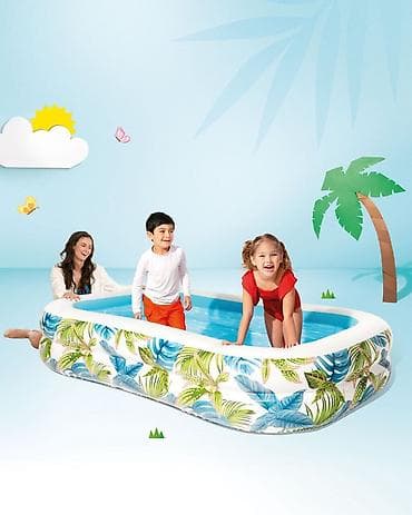 🏖 Детский надувной бассейн Intex 57177 «Тропики» (?48 см) Большой