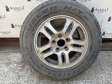 Колеса в сборе 205 / 70 / R 15, Лето, Б/у, 1 шт, Внедорожные (АТ/МТ), Литые, отверстий - 5 — 1