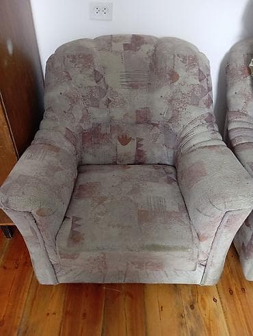 кухонные гарнитуры: Кухонный гарнитур, Б/у, цвет - Серый, Дерево — 3