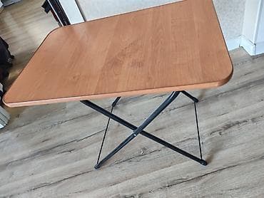 Столдор: Бүктөмө кошумча коюлган үстөл, ЛДСП, түсү - Күрөң — 1