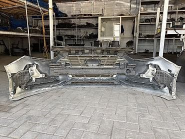 Транспорт: Бампер Hyundai, Б/у, Оригинал — 4