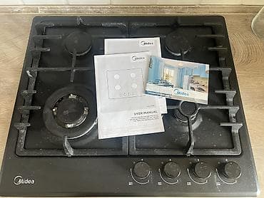 Кухонные плиты и варочные поверхности: Midea, Газовая, Механическое, Встраиваемая — 2