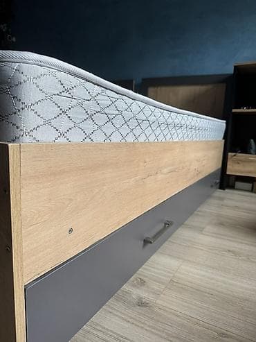sofa bed: Односпальная кровать, Б/у, С матрасом, длина - 203 см — 5