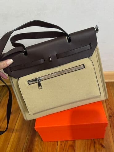 у настоящей женщины должна быть сумка из италии: Сумки люксовых брендов: 1) Сумка Hermès Herbag. - Материалы: плотный — 3