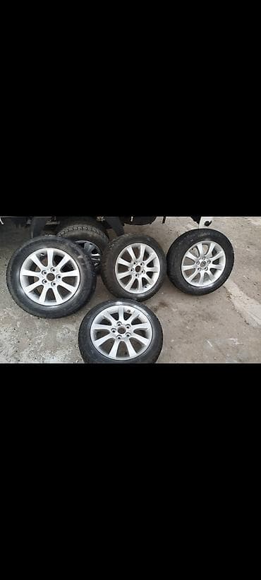 80 b4: Колеса в сборе 30 / R 16, Всесезонная, Б/у, Комплект, Литые, отверстий - 5 — 2