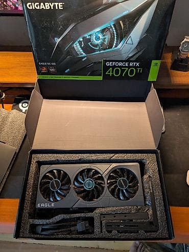 Техника и электроника: Видеокарта для ПК, Б/у, Gigabyte, GeForce RTX, 12 ГБ — 4