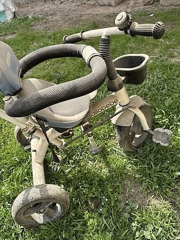 коляска белеко: Детский трехколесный велосипед-каталка allobebe с родительской ручкой — 1